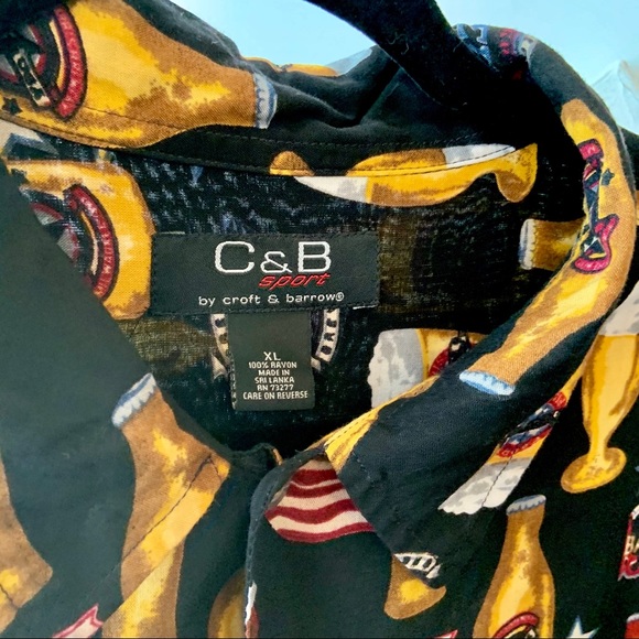 Beer Hawaiian Shirt, XL - Picture 5 of 6